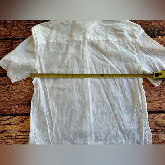 Zara stand collar flowy white button shirt. Size‎ Small - Picture 6 of 13